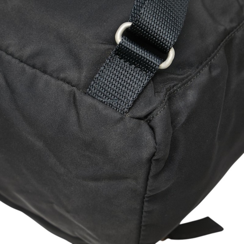 Prada Black Nylon Backpack Triangle - image 5
